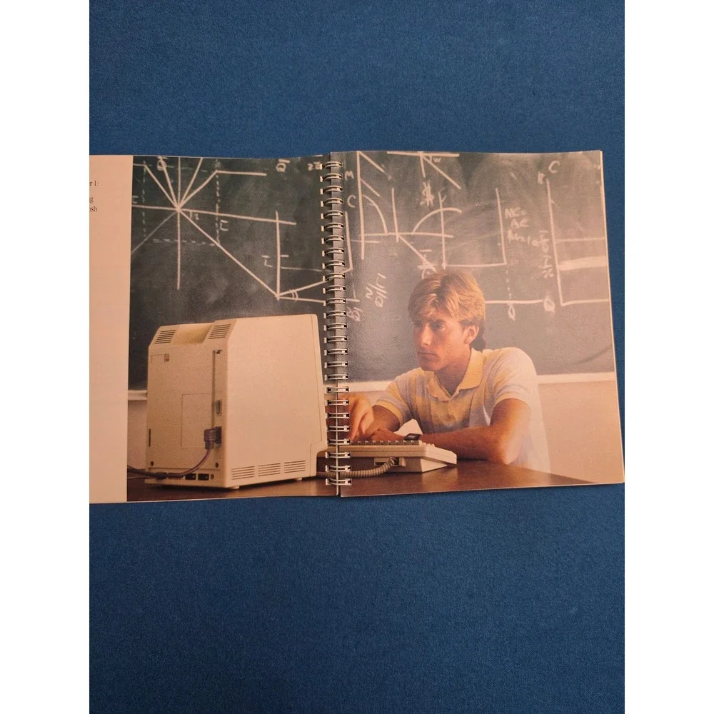 Apple Macintosh Manual 1984 Vintage Computer Guide Cream Good Picasso Art
